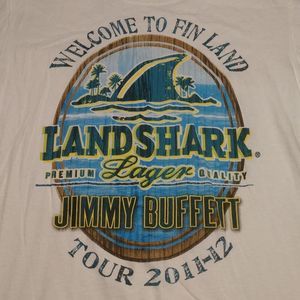 Jimmy Buffet Land Shark Welcome To Finland 2011-12 Tour Medium Shirt